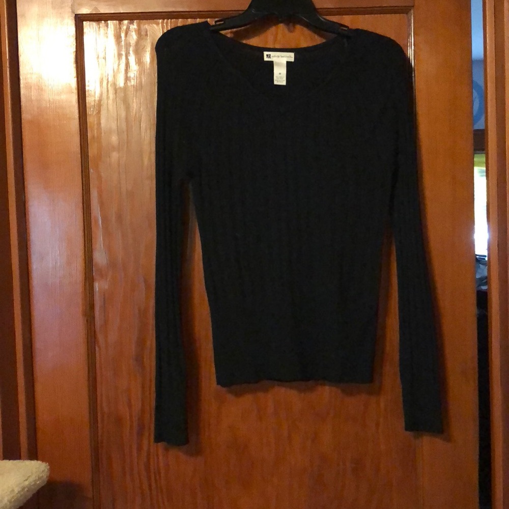 Black long sleeve sweater